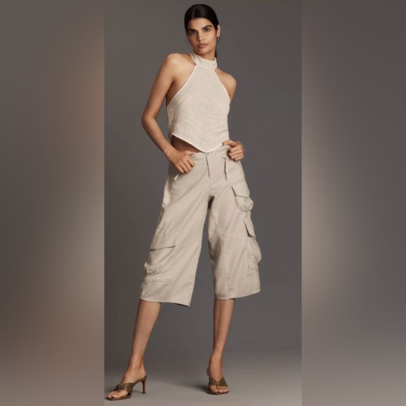Pilcro Pants - PILCRO Anthropologie Crop Cargo Balloon Pants